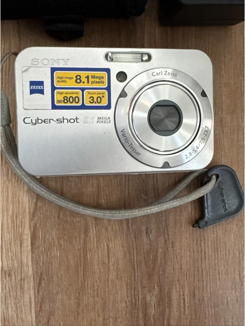 Sony Cyber-shot DSC-N1 8.1MP Digital Camera Touchscreen TESTED + Charger Case